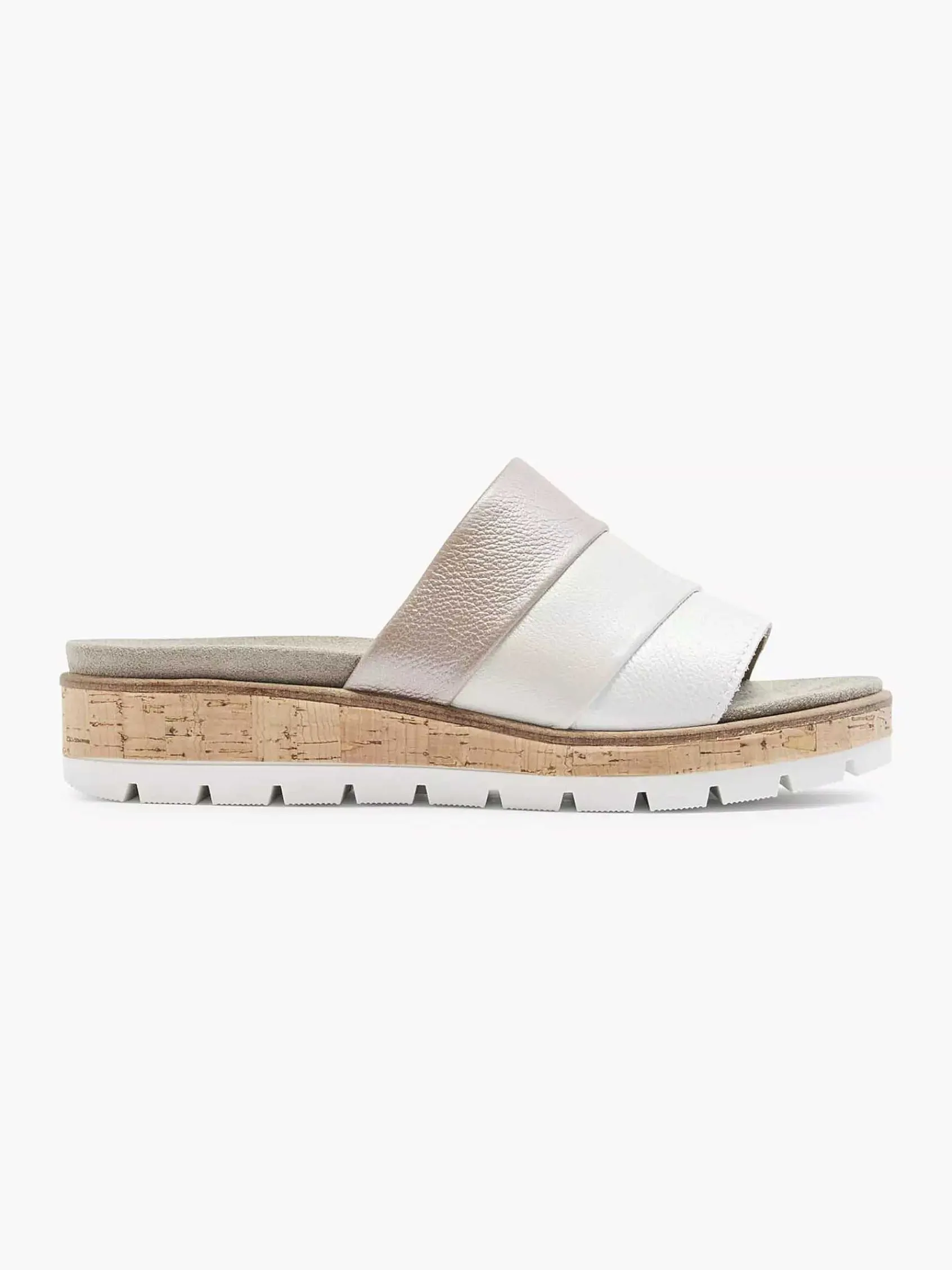Medicus Slippers-Witte Leren Comfort Slipper