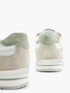 Medicus Comfort Schoenen-Witte Leren Comfort Sneaker