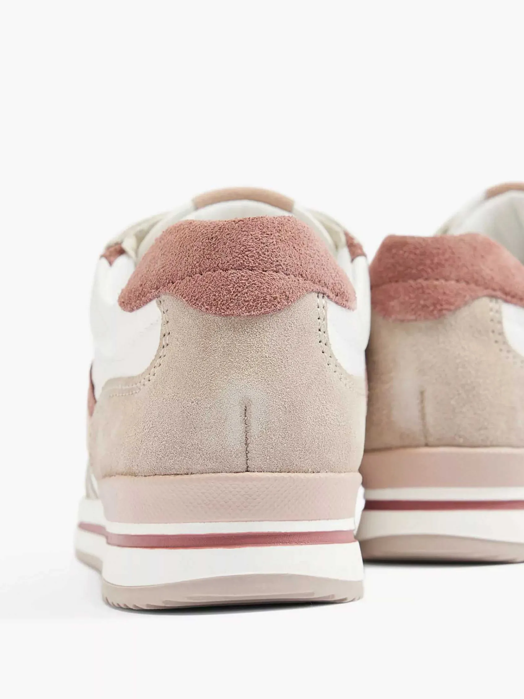 Medicus Comfort Schoenen-Witte Leren Comfort Sneaker