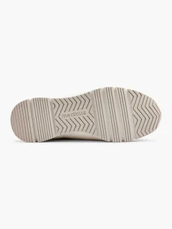 Medicus Comfort Schoenen-Witte Leren Comfort Sneaker