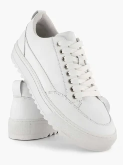 Oxmox Sneakers-Witte Leren Sneaker