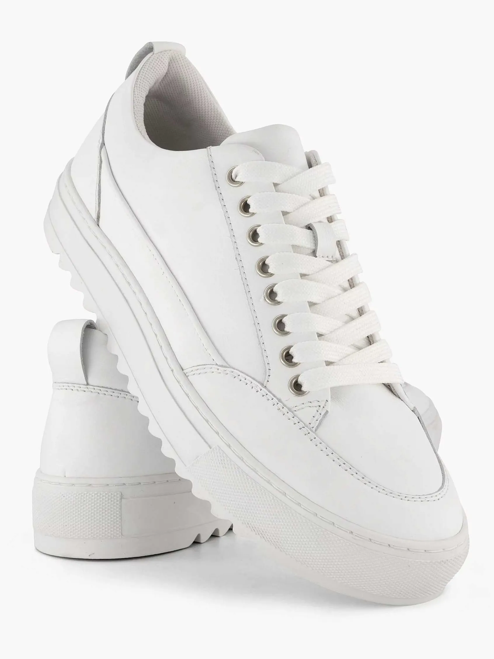 Oxmox Sneakers-Witte Leren Sneaker