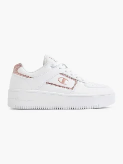 Champion Sneakers-Witte Low Cut Shoe Foul Platform