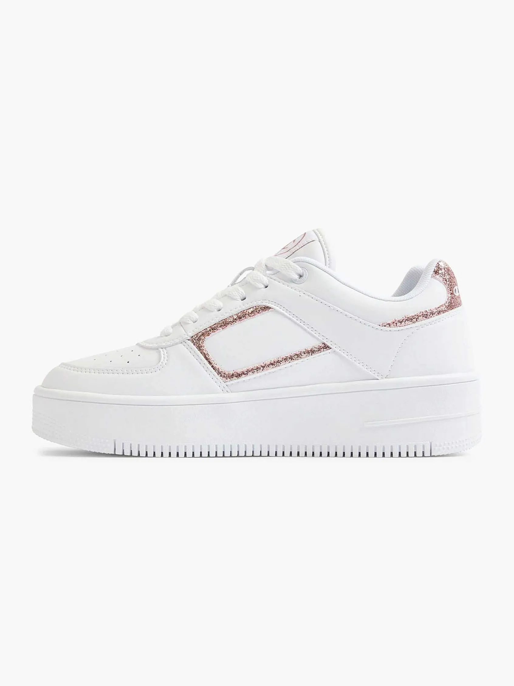 Champion Sneakers-Witte Low Cut Shoe Foul Platform