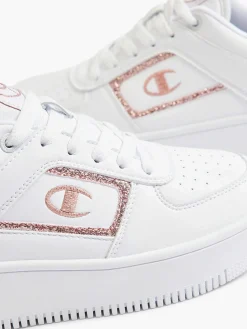 Champion Sneakers-Witte Low Cut Shoe Foul Platform