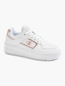 Champion Sneakers-Witte Low Cut Shoe Foul Platform