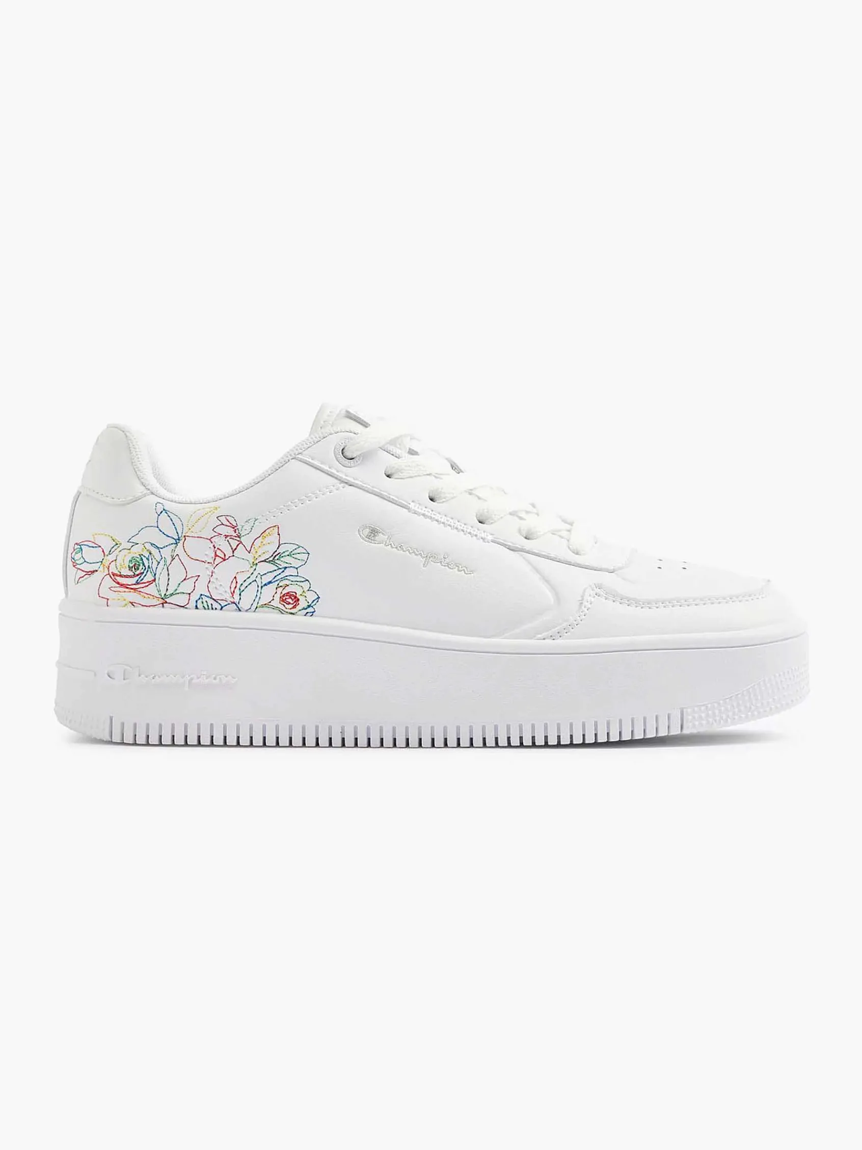 Champion Sneakers-Witte Low Cut Shoe Rebound Platform