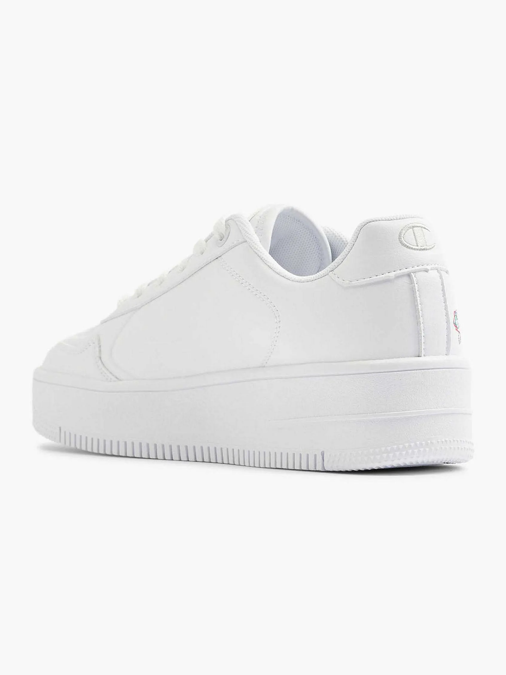 Champion Sneakers-Witte Low Cut Shoe Rebound Platform