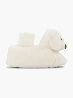 Cupcake Couture Jongensschoenen-Witte Pantoffel Beer