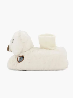 Cupcake Couture Jongensschoenen-Witte Pantoffel Beer