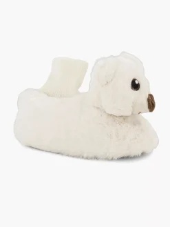 Cupcake Couture Jongensschoenen-Witte Pantoffel Beer