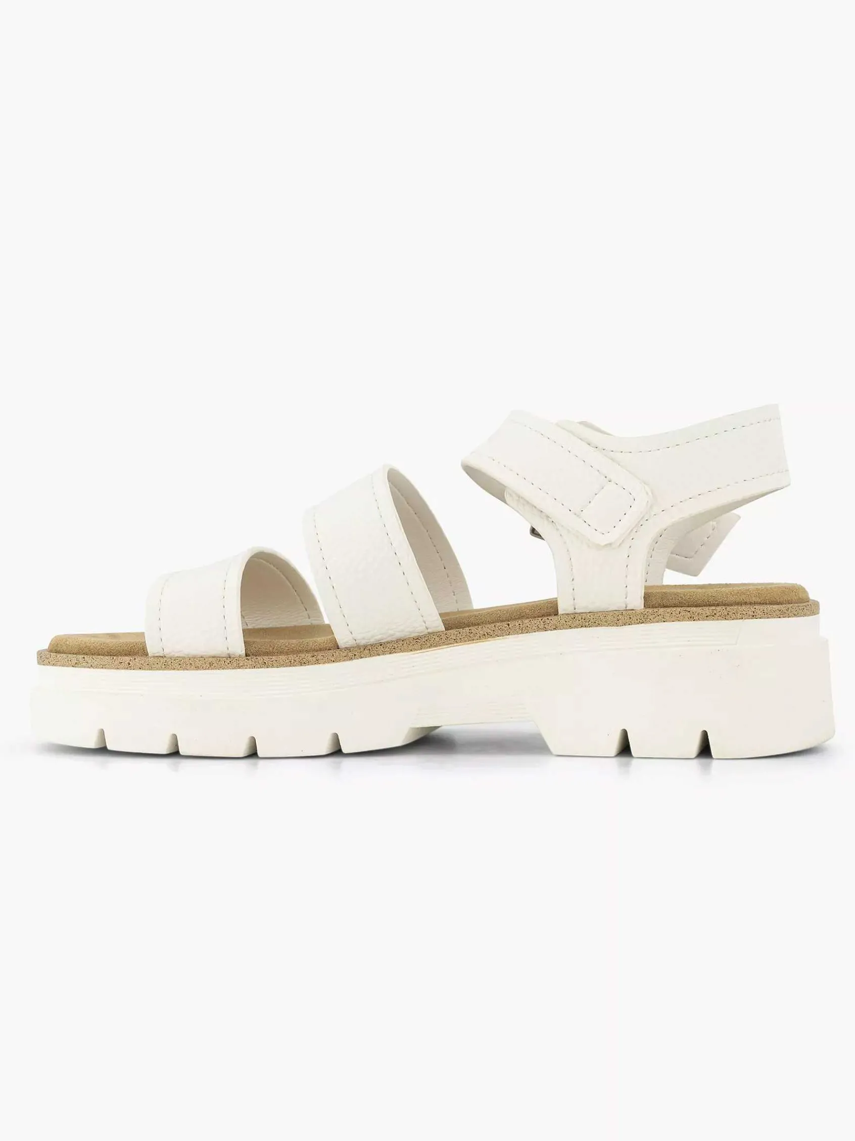 Oxmox Sandalen-Witte Platform Sandaal