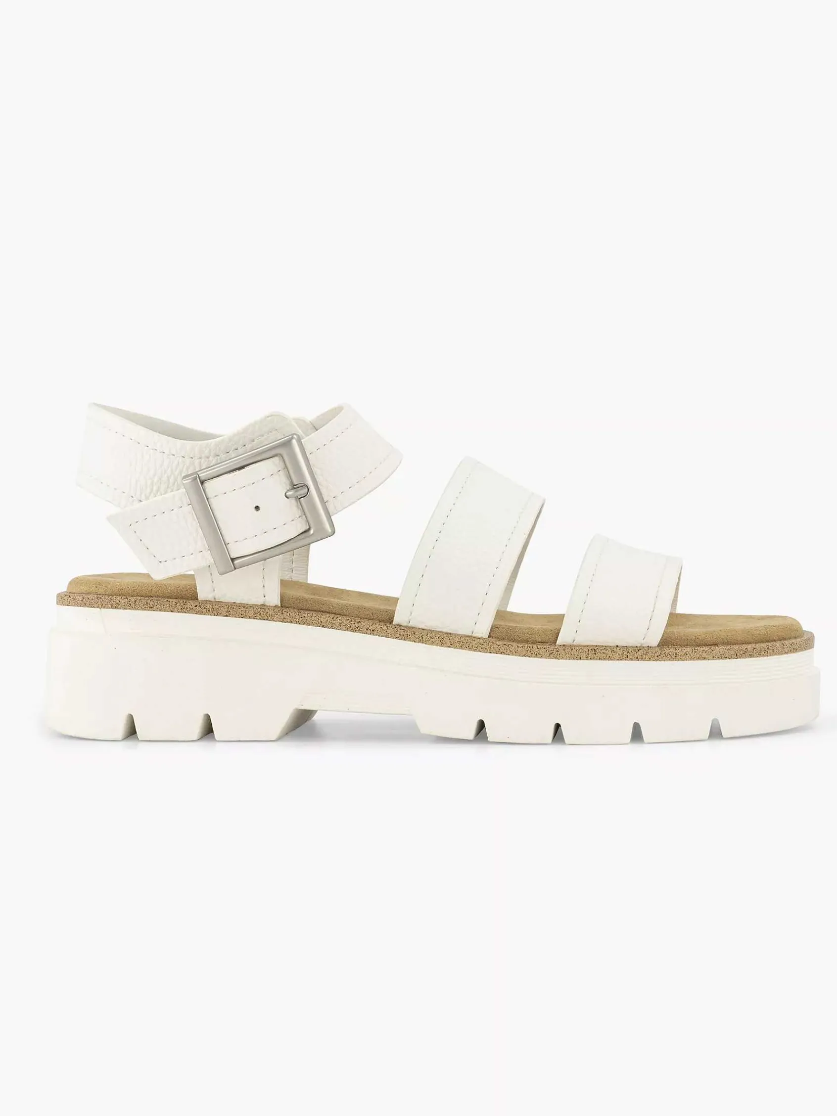Oxmox Sandalen-Witte Platform Sandaal