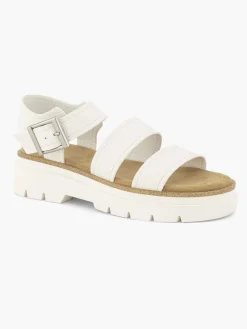 Oxmox Sandalen-Witte Platform Sandaal