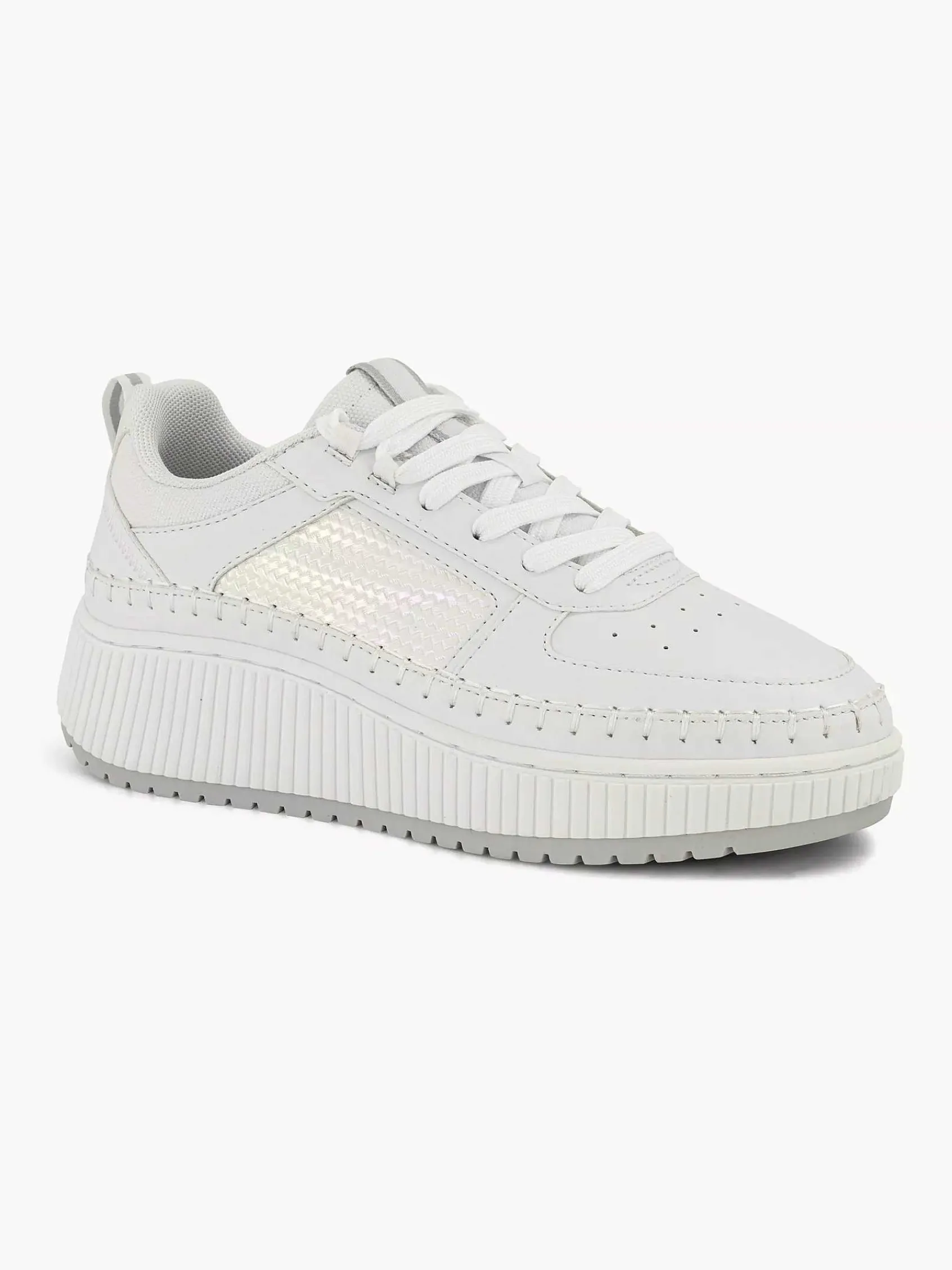 Oxmox Sneakers-Witte Platform Sneaker