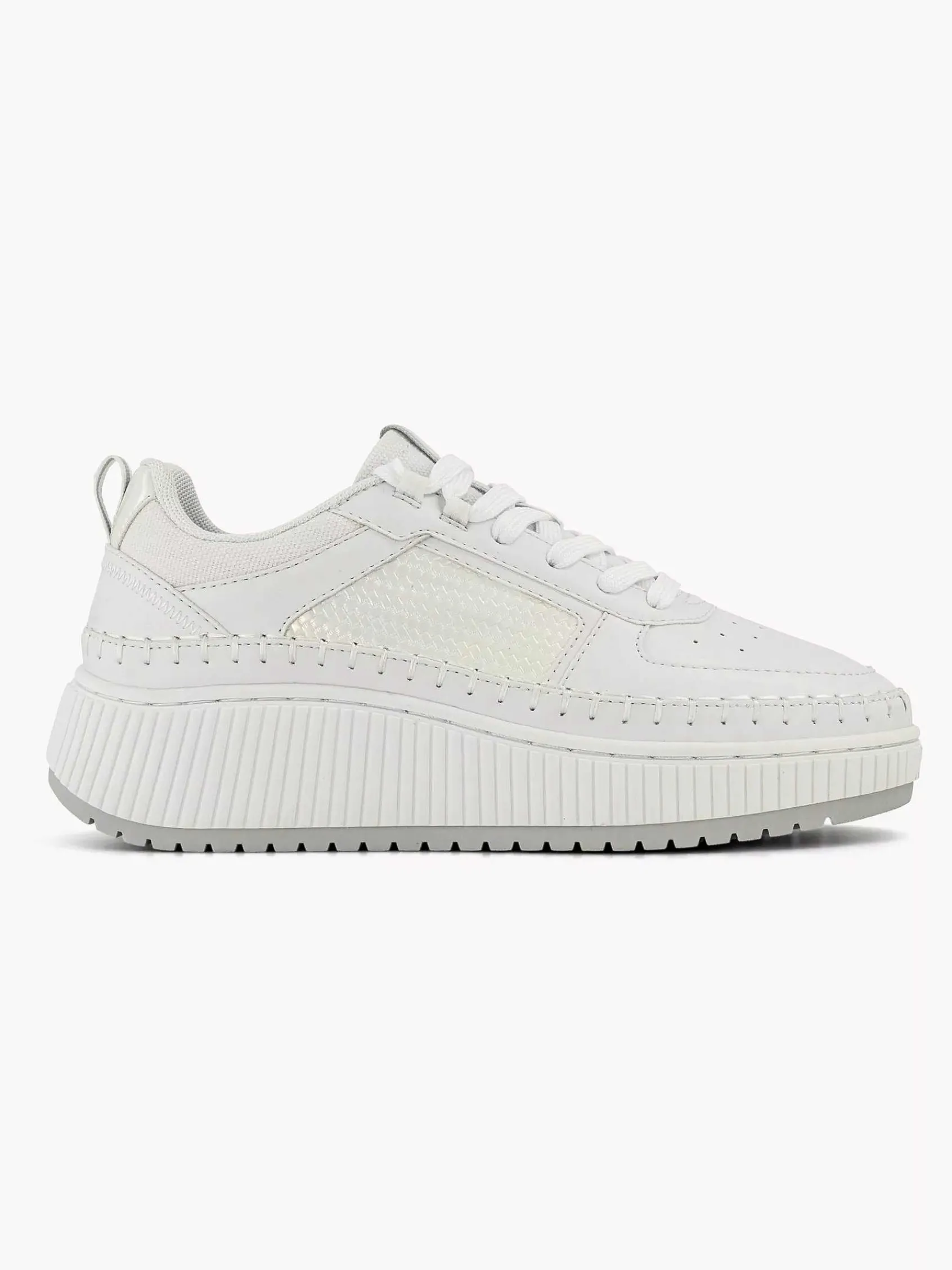 Oxmox Sneakers-Witte Platform Sneaker