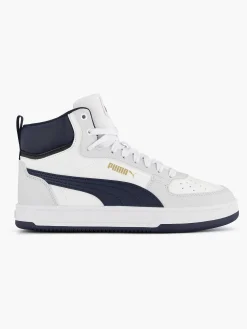 Puma Jongensschoenen-Witte Caven 2.0 Mid Jr
