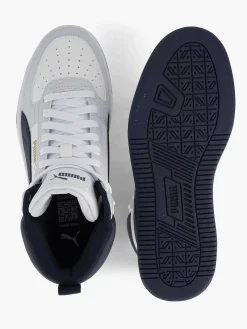 Puma Jongensschoenen-Witte Caven 2.0 Mid Jr