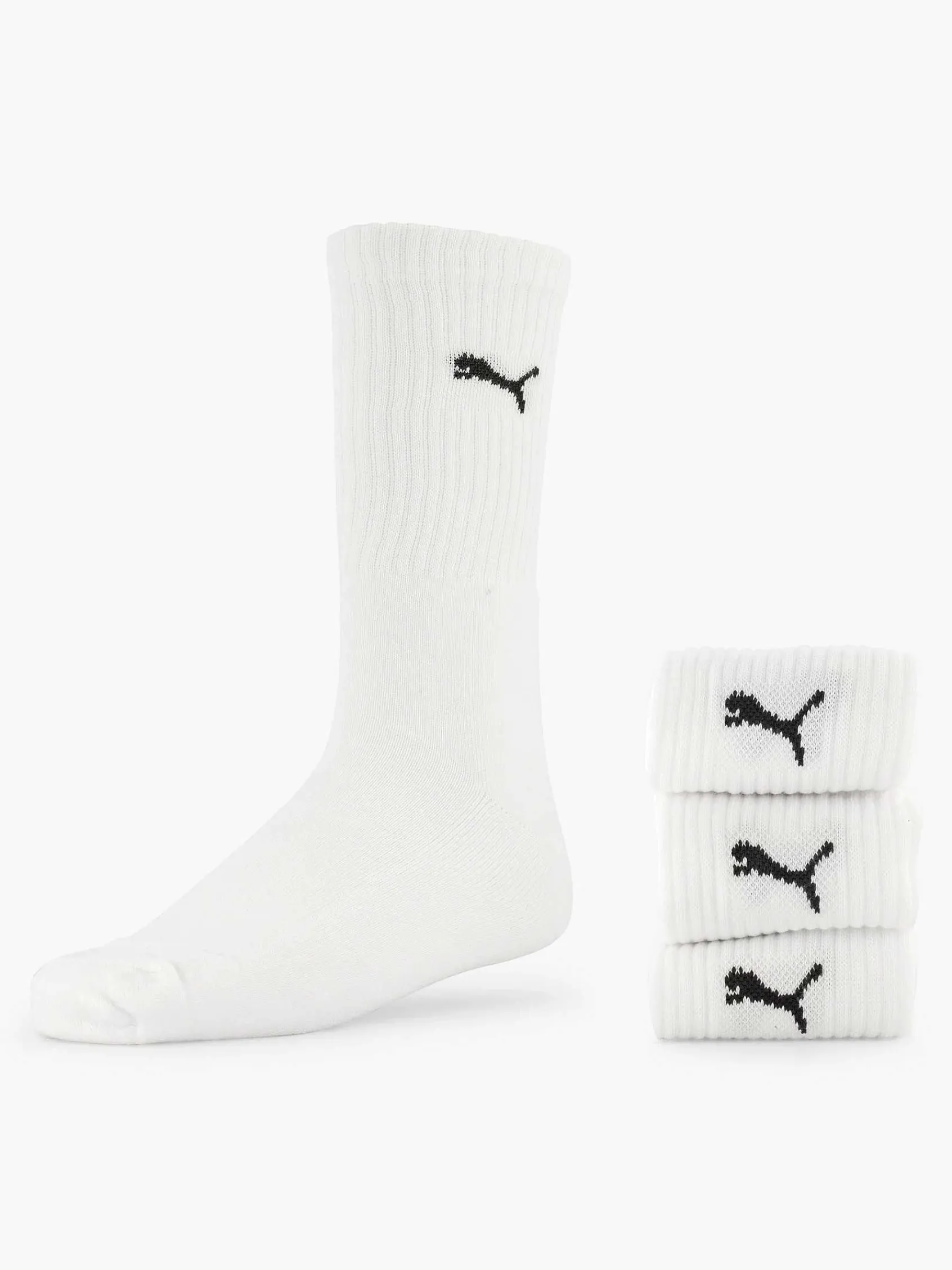 Puma Sokken-Witte Crew 2 Pak 39-42