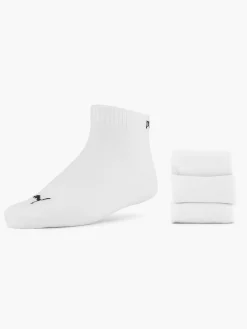 Puma Sokken-Witte Quarter Plain 3 Pak 43-46