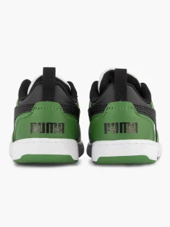 Puma Jongensschoenen-Witte Rebound V6 Lo Ac Inf