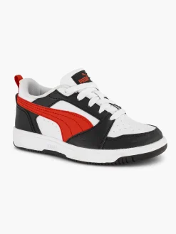 Puma Jongensschoenen-Witte Rebound V6 Lo Ps