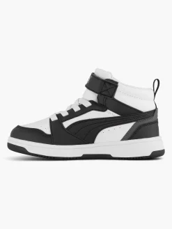 Puma Jongensschoenen-Witte Rebound V6 Mid Ac+ Ps