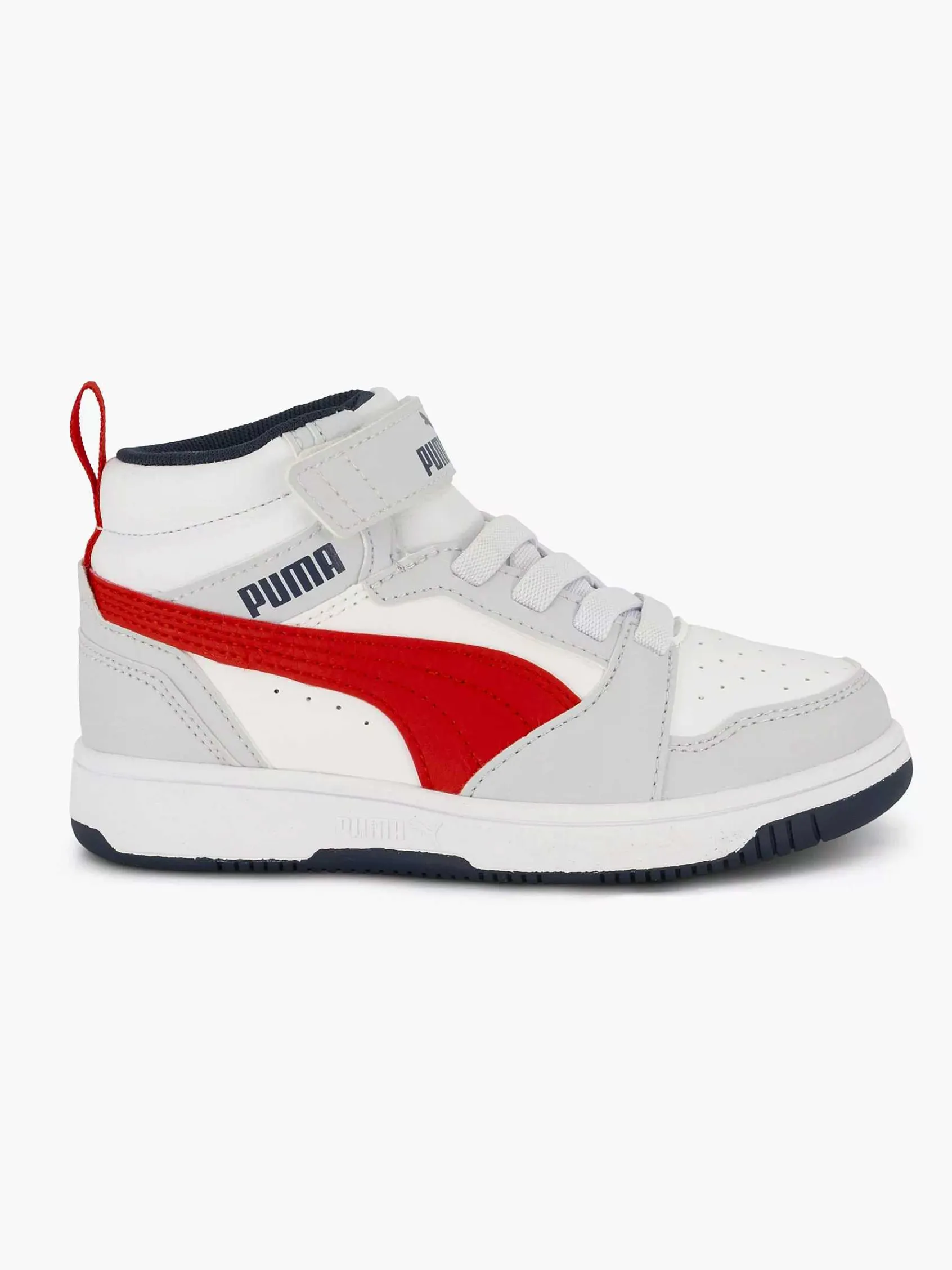 Puma Babyschoenen-Witte Rebound V6 Mid Ac+ Ps