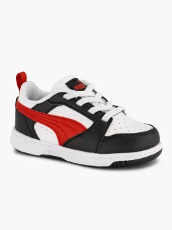 Puma Jongensschoenen-Witte Rebound V6 P Ac Inf