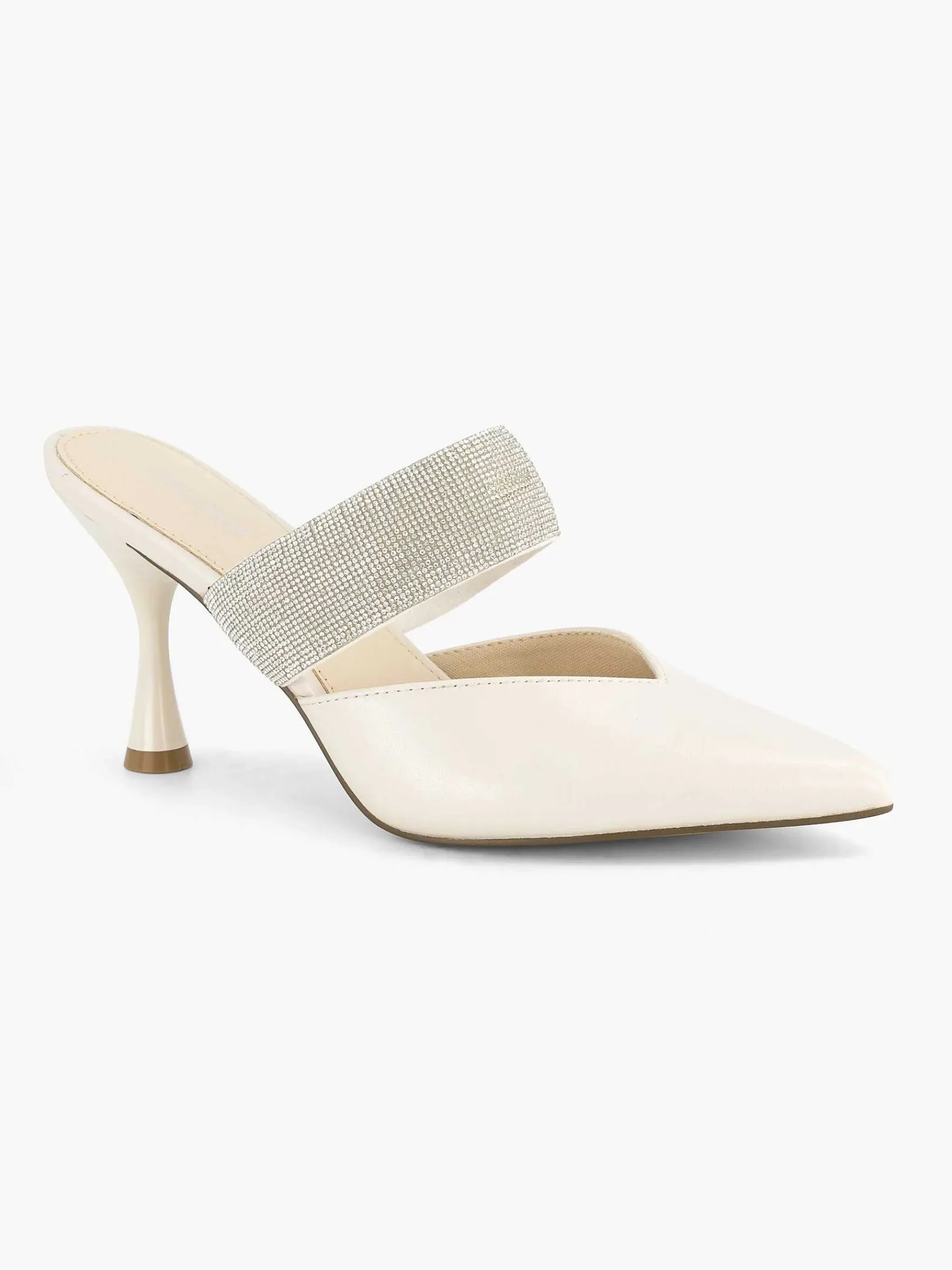 Graceland Pumps-Witte Pump Steentjes