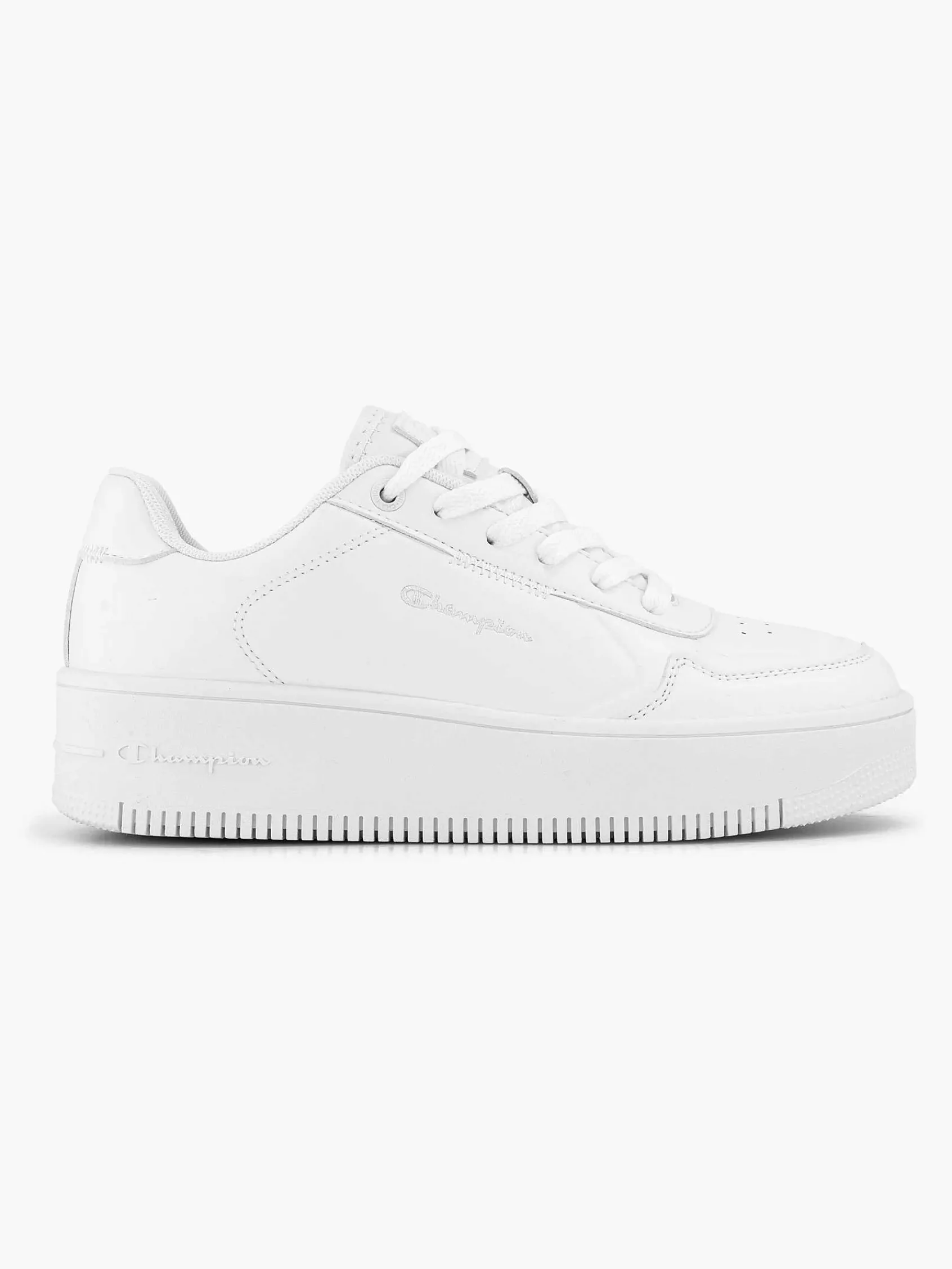Champion Sneakers-Witte Rebound Platform Low