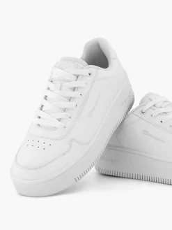 Champion Sneakers-Witte Rebound Platform Low