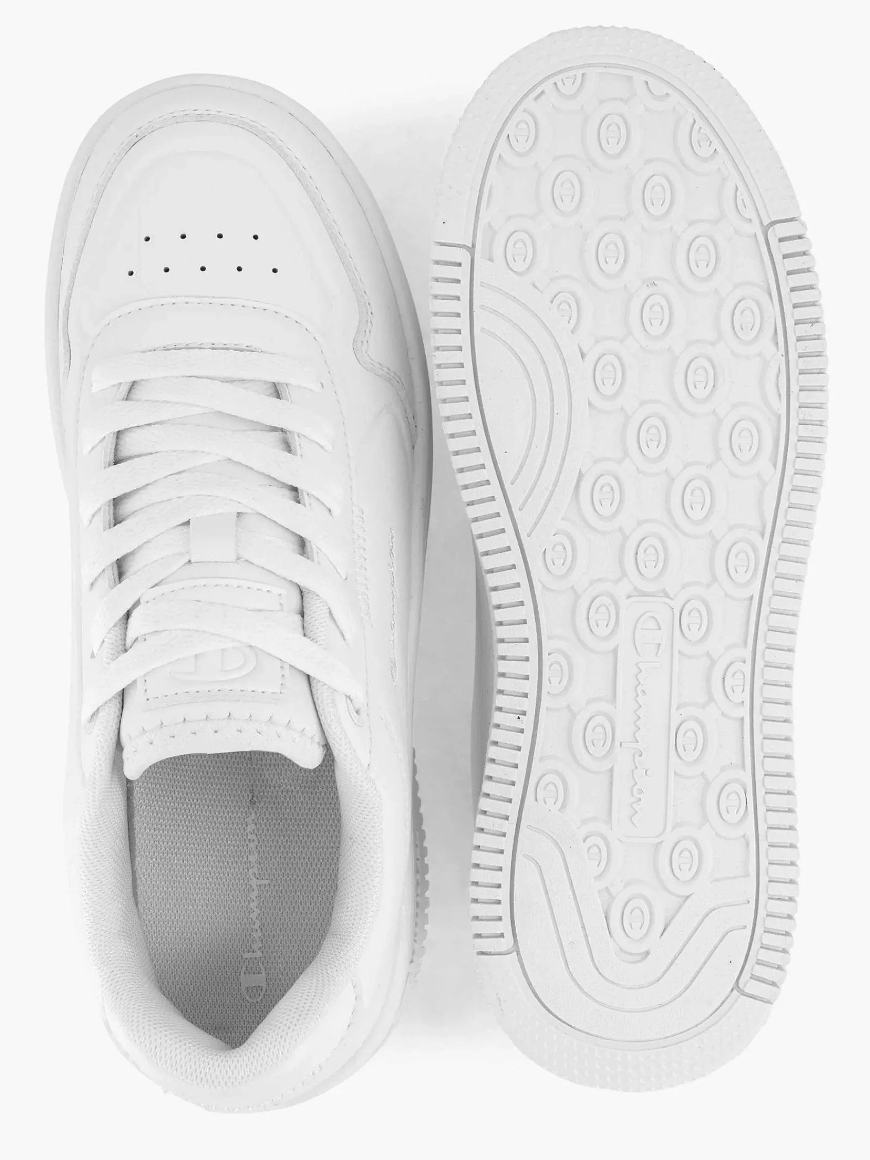Champion Sneakers-Witte Rebound Platform Low