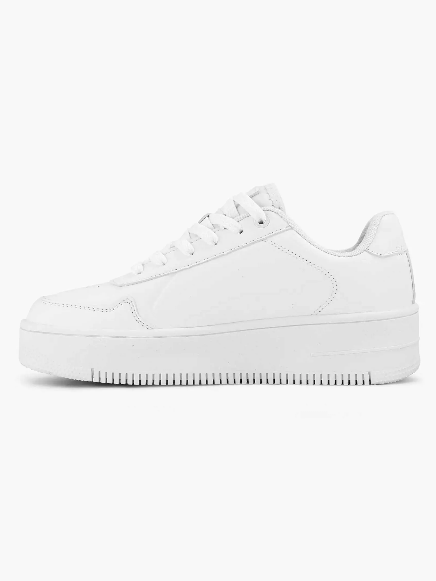 Champion Sneakers-Witte Rebound Platform Low