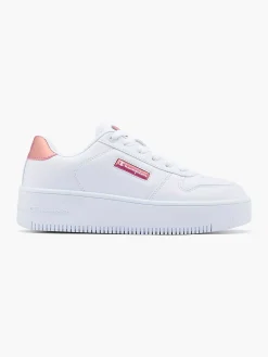 Champion Sneakers-Witte Rebound Platform Sparkle