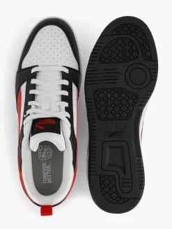 Puma Sneakers-Witte Rebound V6 Low