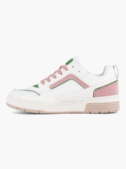 Oxmox Sneakers-Witte Retro Sneaker Roze
