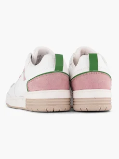 Oxmox Sneakers-Witte Retro Sneaker Roze