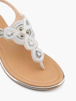 Graceland Sandalen-Witte Sandaal