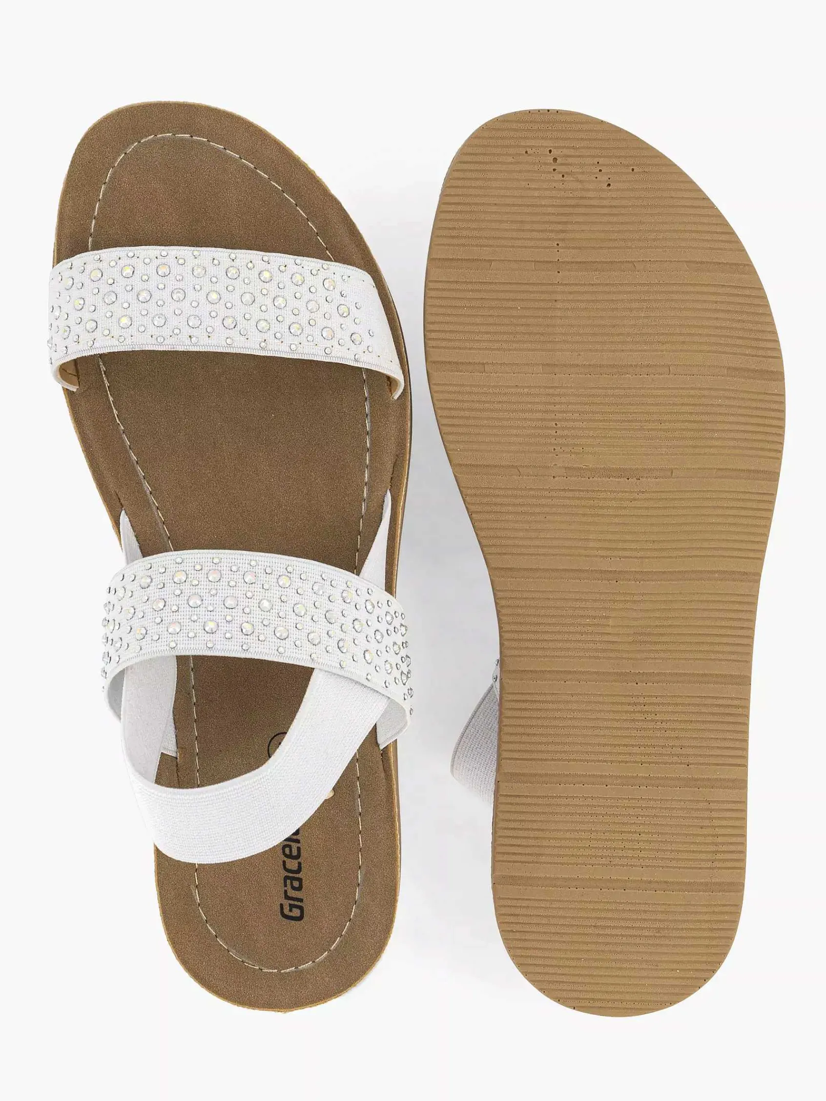 Graceland Sandalen-Witte Sandaal