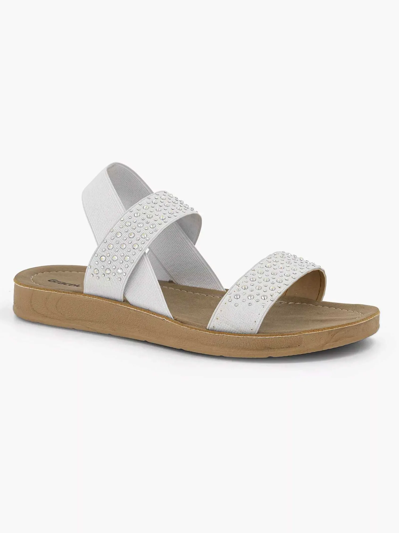 Graceland Sandalen-Witte Sandaal