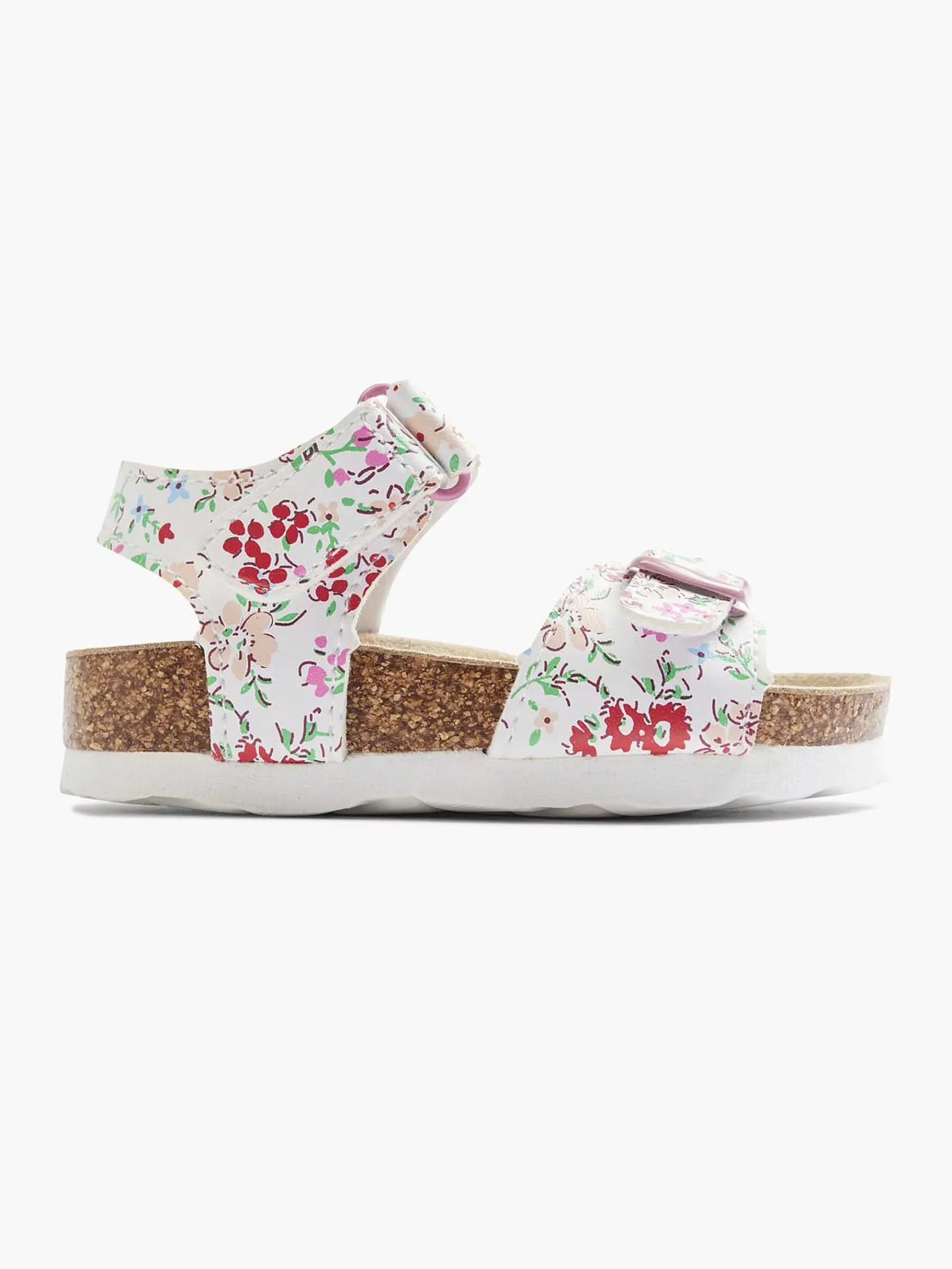 Cupcake Couture Jongensschoenen-Witte Sandaal Bloemen