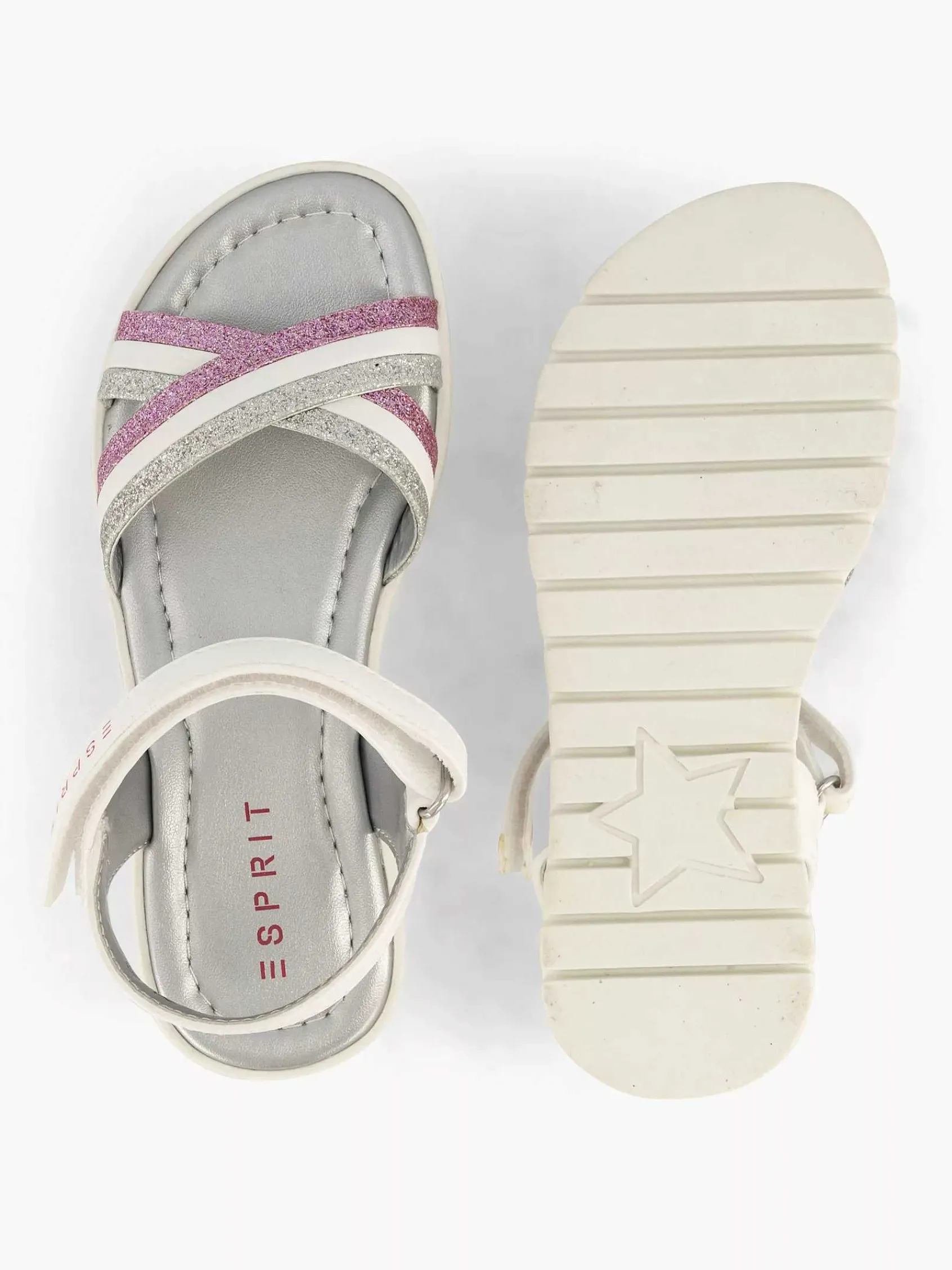 Esprit Jongensschoenen-Witte Sandaal Glitters