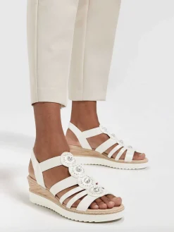 Easy Street Comfort Schoenen-Witte Sandaal Sheehak