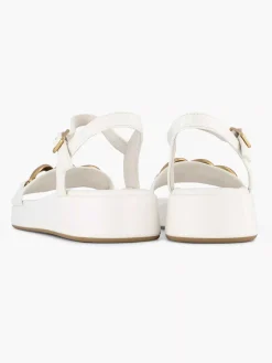 Oxmox Sandalen-Witte Sandaal Sierketting