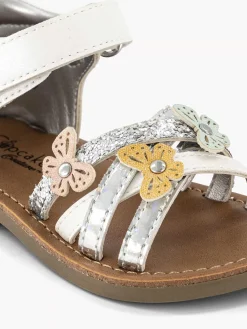 Cupcake Couture Jongensschoenen-Witte Sandaal Vlinders