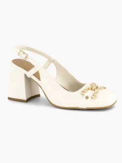 Graceland Pumps-Witte Slingback