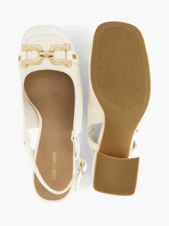Graceland Pumps-Witte Slingback