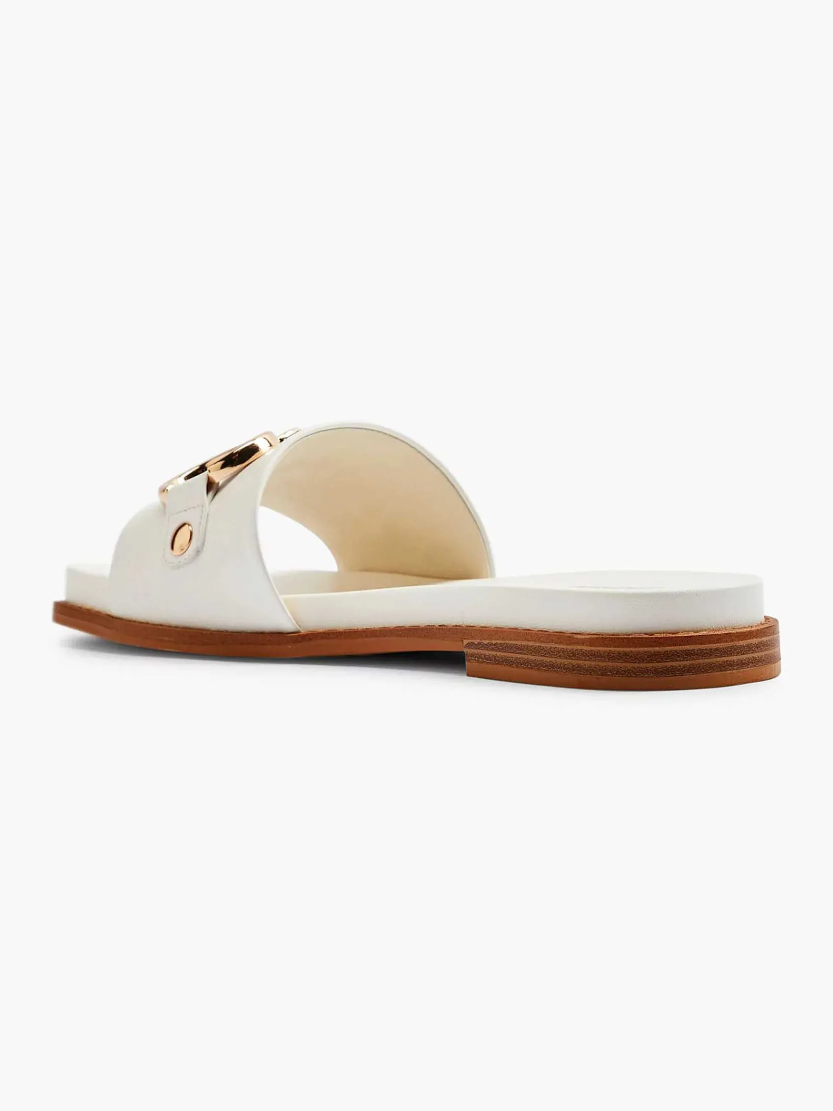 Graceland Slippers-Witte Slipper Sierketting