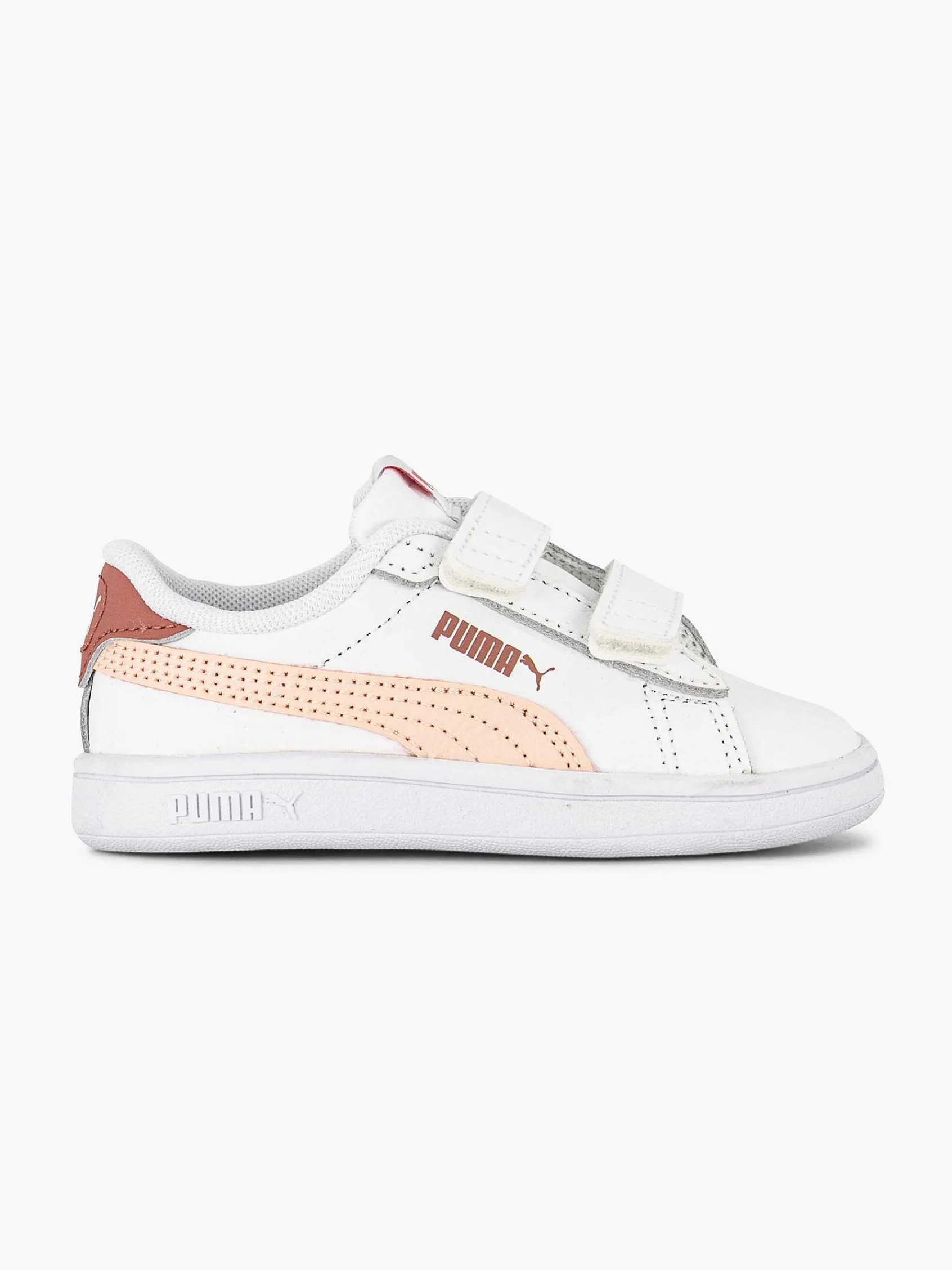 Puma Jongensschoenen-Witte Smash 3.0 L V Inf